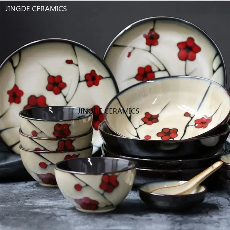 Home Cooking Dishes - Japońska ceramiczna zastawa stołowa Domowy ręcznie